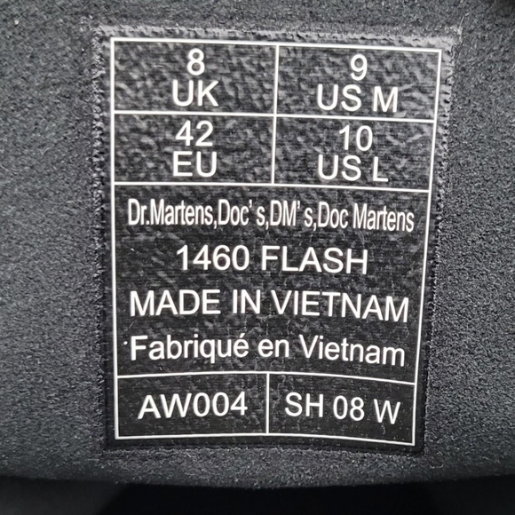 Dr. Martens 1460 Flash lightning print black leather boots - Picture 7 of 7